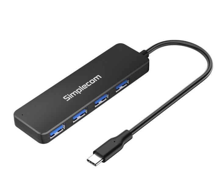 Simplecom CH340 Compact USB-C to 4 Port USB-A Hub USB 3.2 Gen1 Simplecom CH340 Compact USB-C to 4 Port USB-A Hub USB 3.2 Gen1